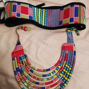 Necklace belt set